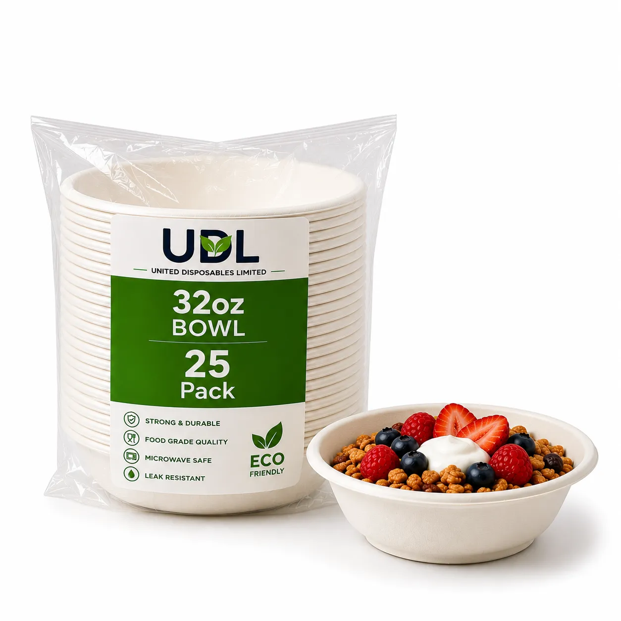 Bagasse Salad Bowls