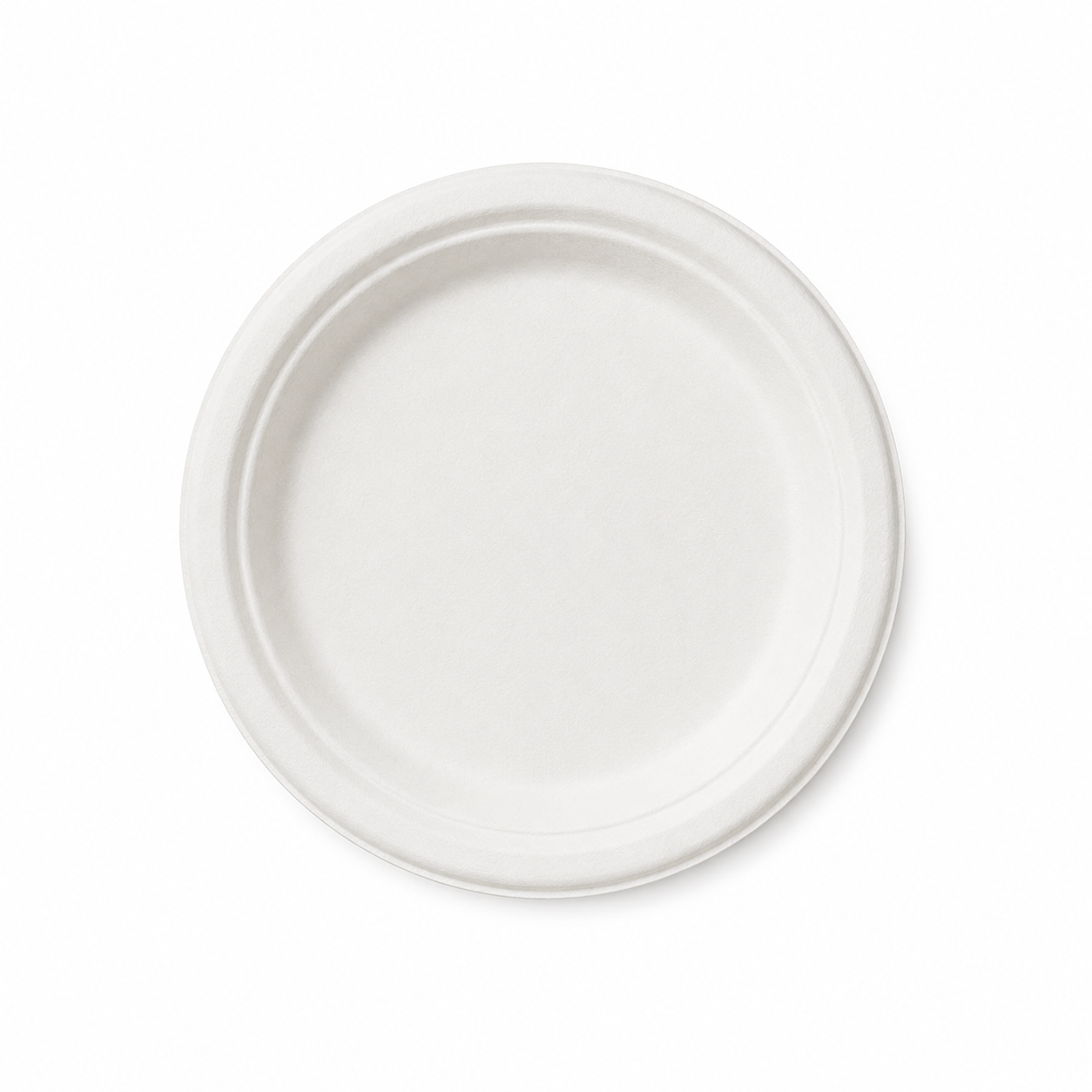 Plain Bagasse Luncheon Plates
