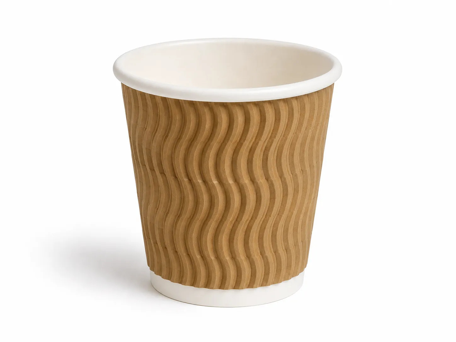 4oz Kraft Ripple Cups