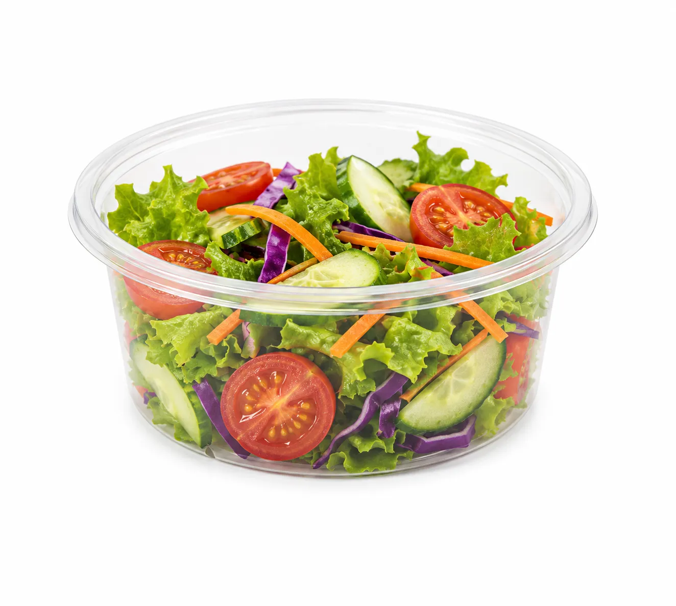 30x25 8oz/250ml Clear Round Micro Food Containers+Lids