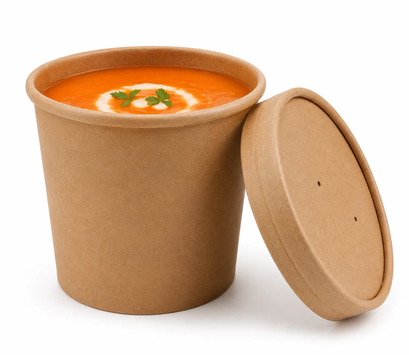 Kraft Soup Containers+Lids