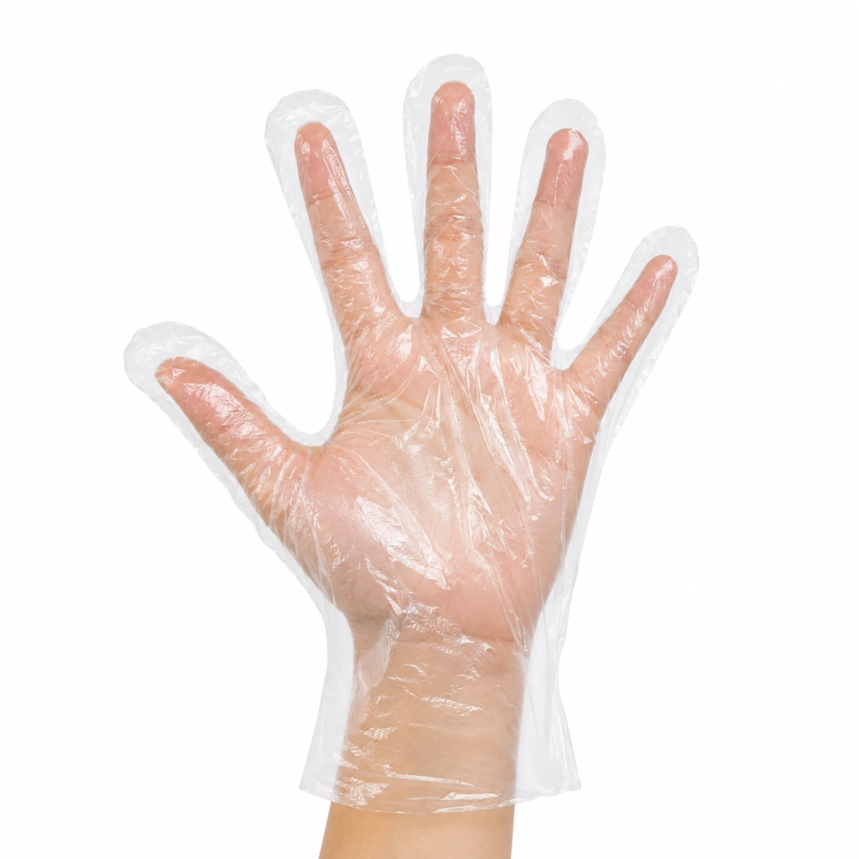 Clear Polythene Gloves
