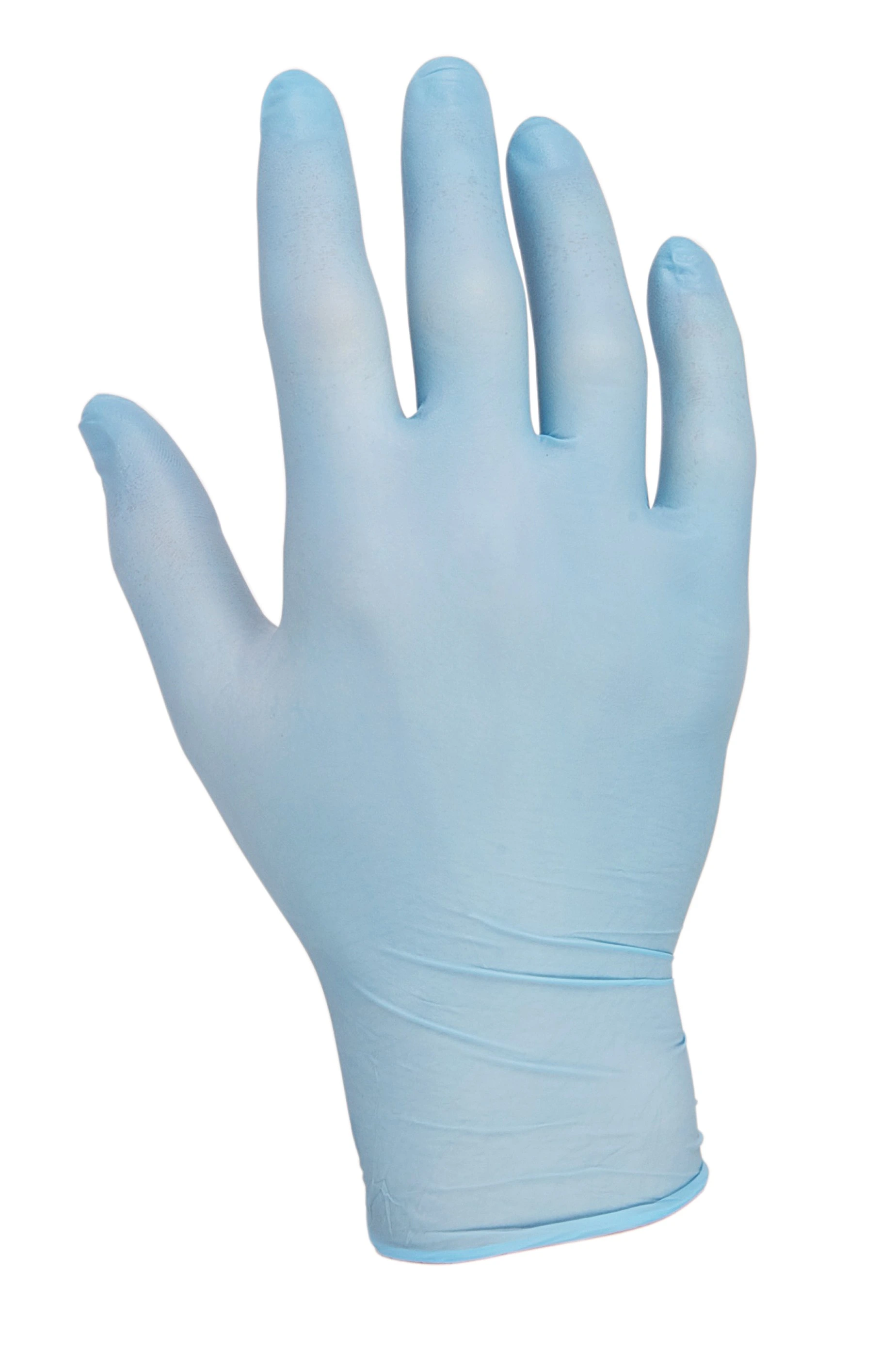 Blue Nitrile Gloves P/F