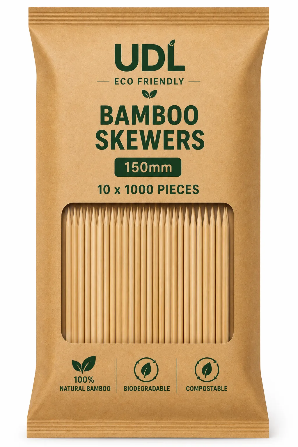 50x200 6" Bamboo Skewers