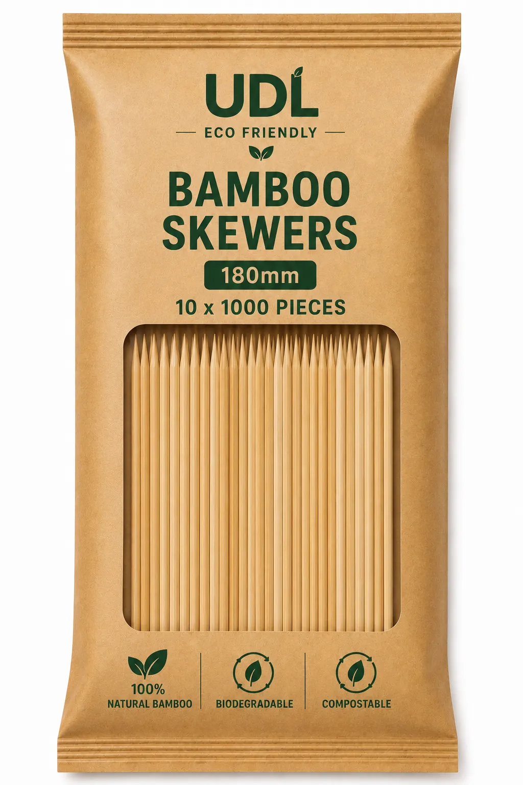 50x200 8" Bamboo Skewers