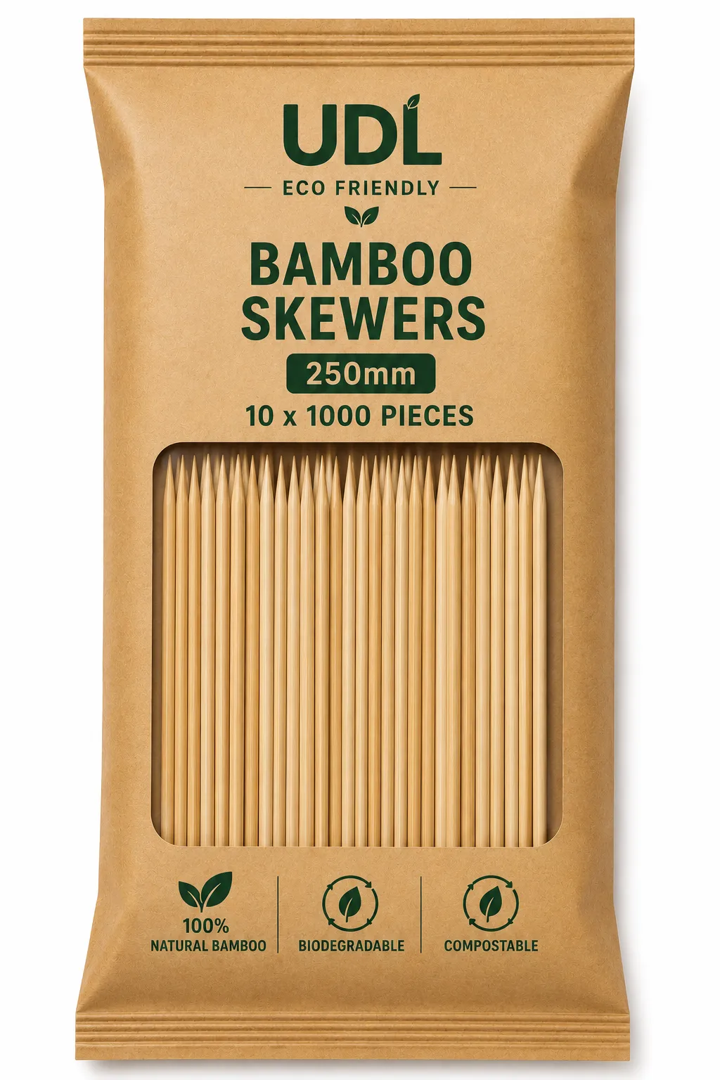 10x200 10" Bamboo Skewers