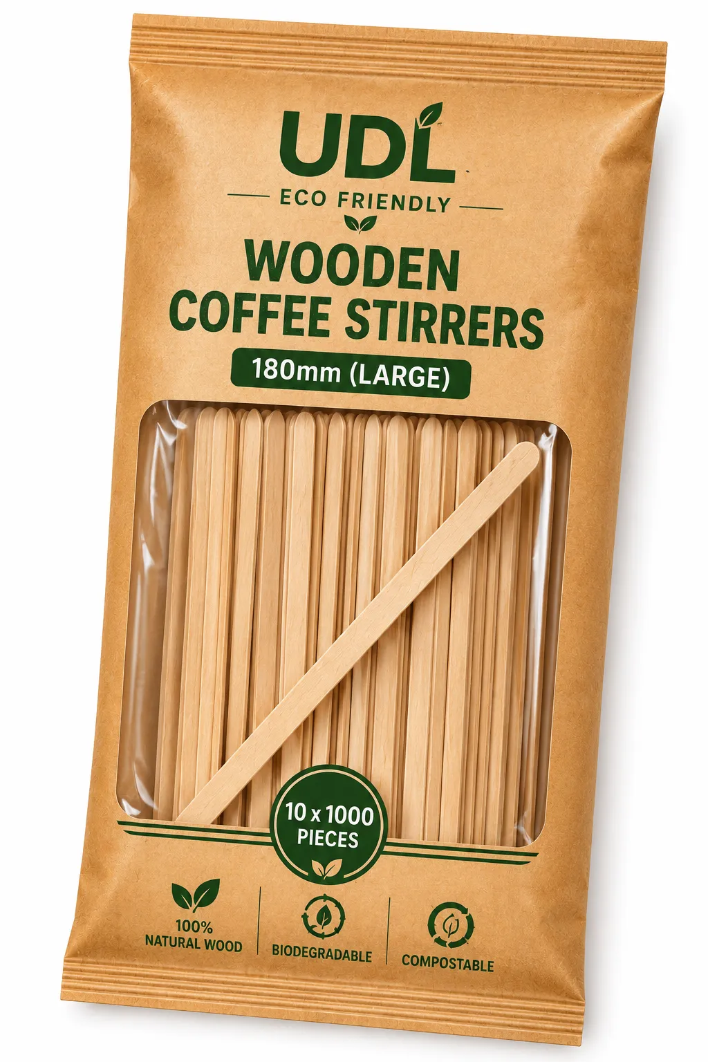10x1000 140mm Small Coffee Stirrers